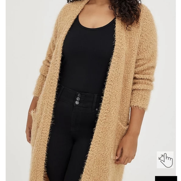Torrid Popcorn Cardigan size 0 - Picture 2 of 6